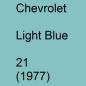 Preview: Chevrolet, Light Blue, 21 (1977).